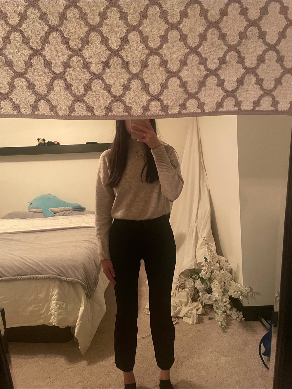 Express Black Cropped Ankle Pants